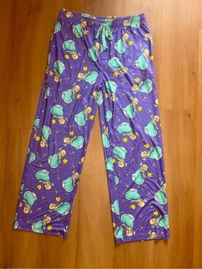 Nintendo Purple and Aqua Character Pajama Pants